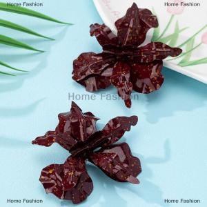 [COD] Home Fashion Pleated Irregular Flower Earrings For Women Retro Elegant Fashion Temperament Ear Accessories Fashion Wedding Party Jewelry Gift