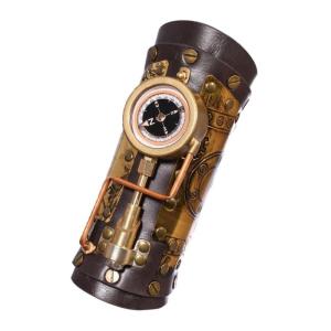 Stylish Steampunk Wrist Guard with Compass Wrist Cuffs for Halloween Fashionable Outfit