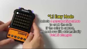 Electronic Mastermind Code Breaking Puzzle STEM Educational Color Logic Brain Game