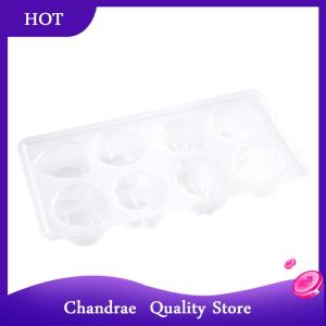 [Chandrae] แม่พิมพ์ซิลิโคนสบู่8หลุมหลายรูปทรงสำหรับทำสบู่ขนมเยลลี่ขนมช็อคโกแลตแบบทำมือของขวัญทำด้วยมือ
