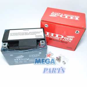 AKI HONDA OEM MOTOR BEAT FI F1 BEAT KARBU POP STREET SCOOPY GTZ5S GENUINE PARTS AKI KERING BATTERY