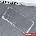 Ốp lưng chống sốc Realme C21/ C21Y trong suốt, silicon, bảo vệ camera-Cool Case. 