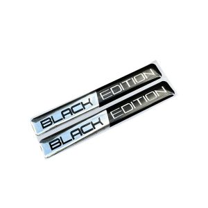 Black Limited Edition Emblem 3D Logo Epoxy Resin Sticker For Motorcycle Decals