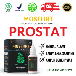 Mosehat Herbal Obat Alami Alternatif Jamu Tetes Mengobati Penyakit Prostat Ampuh Mujarab Original