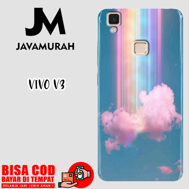 Case Vivo V3 Casing Hp Vivo V3 Motif Case Rainbow Java Murah