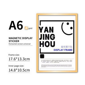 A3 A4 Wall Magnetic Photo Frame Multi-functional Photo frame Wall Sticker Display Card Self-adhesive Magne
