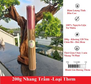 Hộp Nhang Trầm Hương - Quảng Nam Cao Cấp - Hương Thơm Tự Nhiên Không Hóa Chất An Toàn Sức Khỏe