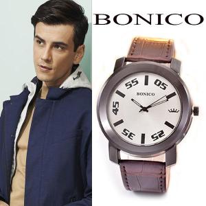 JAM TANGAN PRIA BONICO CASUAL 4U-BNC-01547 KULIT STRAP