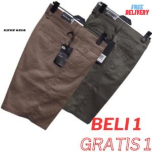 PROMO HEMAT 1 PAKET ISI 2 PIS Celana Pendek Chino - Celana Pendek Pria