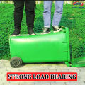 Trash Bin 30/50/100/120/240L Big Outdoor Sanitation Impact Resistant Garbage Bin Can With Solid Wheel Cover. 