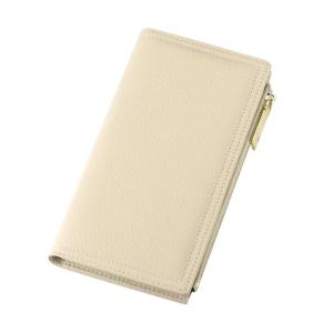 Hoàng Gia Bagger da thật Ví mỏng dài RFID chặn đa khe đựng thẻ đồ đựng thẻ Ví đựng xu kéo khóa để sử dụng thường nhật 1909