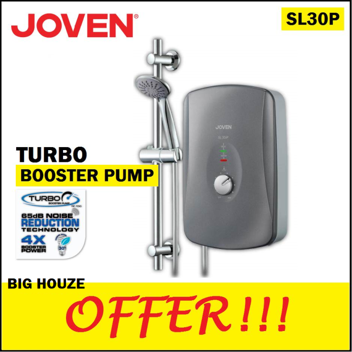 JOVEN SL30iP DC INVERTER Turbo Booster PUMP Instant Shower Water Heater  Years Warranty (Replace i90p i88p SL30P 838P SC33iP)