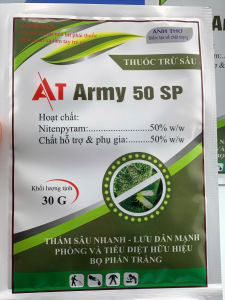 (Đu đủ) AT ARMY 50SP trừ rệp sáp rầy mềm bọ trĩ gây hại đu đủ không nóng phun được cả cây con