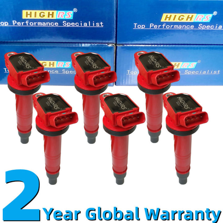 6 Ignition Coil Coils Fit Toyota Hiace Hilux 2.7L FJ Cruiser 4Runner 4