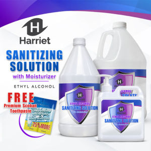 Harriet Ethyl Sanitizer Available in 1 Gallon Half Gallon and 1 Liter