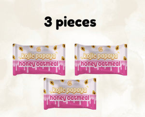 G21 GOLDEN DUST Glass Skin Soap MINI Kojic Papaya Honey Oatmeal Duo soap Whitening Combo Soap