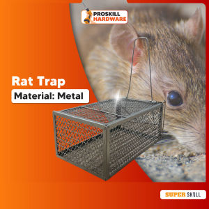 PROSKILL HARDWARE Rat Trap Metal Rat Cage Mouse Catcher Trap for Mouse Rat Bait/ Perangkap Tikus Umpan Tikus