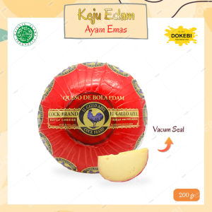 Keju Edam - Repack 200G 100G / Keju Bola Ayam Emas/ Edam Cheese