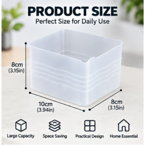 ICHINOVA 10PCS Refrigerator Storage Box Stackable Food Organizer Fruits Vegetables Kitchen Fridge