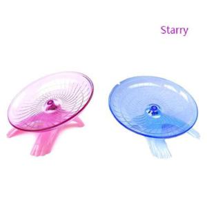 Starry Running Disc Flying Saucer Exercise Wheel Toy for Mice Dwarf Hamsters Pet 18cm