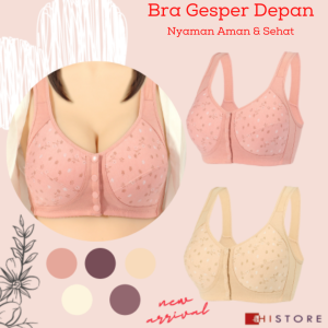 Bra Seamless Push Up Nirkabel Gesper Depan 2082 Wanita Paruh Baya dan Tua