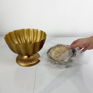 Decorative Centerpieces Vases Stylish Bowls with Vintage Elegant Portable for Party Tables and Home Decoration 2 Pieces