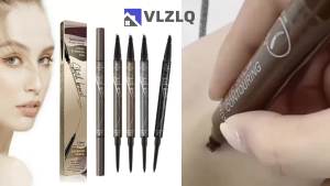 2 in 1 Eyebrow Pencil 3D Microblading Eyebrow Pen 4 Tip Eyebrow Magic Eyebrows Natural Makeup Fine Stroke Eyebrows Pencil Long-Lasting Waterproof Eyebrows Pencils for Women (ALL # 4PCS One Size)