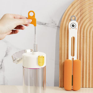 Bottle Brush Cleaning Water Cup Cleaning Tool Long Handle Multifunctional 4IN1 Bottle Cover Brush