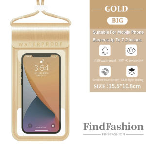 FindFashion Air Bag Waterproof Phone Pouch Underwater TPU Case Swimming Diving Phone Case For any Iphone