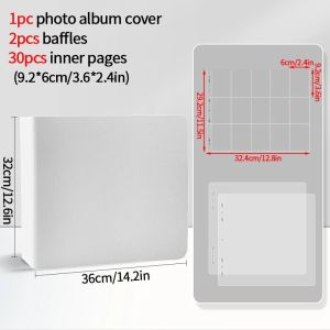 Bindering Kpop Photocard Holder Large Capacity Photo Album Kpop Cards Colelct Book 7/8/13/15 Grids Idol Cards Protector Cover2026
