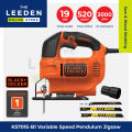 BLACK & DECKER KS701E-B1 Variable Speed Jig Saw 520W by Leeden Online Store. 