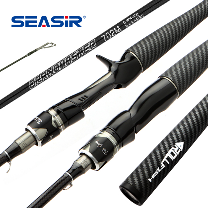SeaSir Brand Grandmaster Baitcasting Fishing Rod Spinning 1.8m 2.1