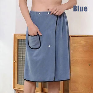 Mens Dedicated Bath Towel Bathroom Bath Absorbent Towel Household Elastic Adjustable Large Bath Skirt Household Lint-Free Man Wearable Magic BF Bath Towel with Pocket Soft Swimming Beach Bath Towel Blanket Male Shower Skirt Sport Gym Towels Sheet Set