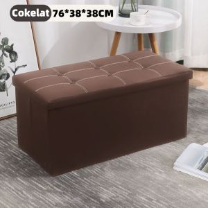 Storage Bangku Sofa Paling Praktis Multifungsi Sofa container Bantalan beban yang kuat Sofa box minimalis Penyimpanan Rumah-Storage box Bangku Penyimpanan  Dapat Dilipat Box container