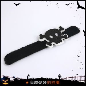 [SG]Halloween Bracelet  Circle Hair Clip  Pat Circle Slap  Pumpkin Ghost Spider Party Decoration