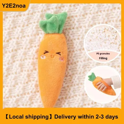 【Local shipping】 1 2PCS Baby Soothing Toy Plush Fruit Doll Infant Anti Startle Sleep Aid Holding Ring Newborn Comfort Toy