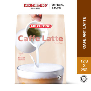 AIK CHEONG 3in1 Latte Instant Premix 300g (25g x 12sachets) - Cafe Art