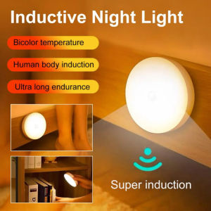 Licer LED Indoor Motion Sensor Night Lamp Rechargeable Portable Induction Light