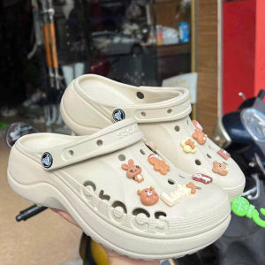 Dép Cross Baya claissic cao 5cm  Chính Hãng Tặng 10 Jib Nữ Ngẫu nhiên- Màu Be