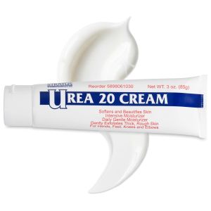 Urea 20% Cream with Vitamin E 3 oz Developed for Severe Dry Rough Bumpy and Scaly Skin Moisturizer and Gentle Exfoliator for Hands Feet Elbows and Knees