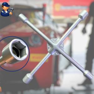 Cross Lug Wrench Heavy Duty Durable Reliable 17mm 19mm21mm 23mm Strong and Durable Easy to Use Suitable