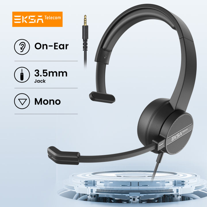 EKSA-H15 Office Headset with Microphone for PC, Wired