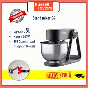 Russell Taylors Professional Die-Cast Stand Mixer 5L S4