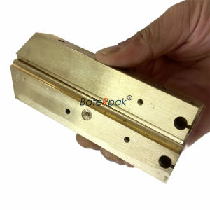 HUALIAN FRBM-810I/FRM-980I Band Sealer Heat up BlockContinuous Band Sealing Machine Brass Heat Holder BateRpak supply