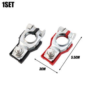 2Pcs 12V 24V Car Battery Terminal Wire Cable Clamp Quick Release Connector Car Caravan Boat Battery Terminal Auto Accessories