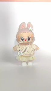 Labubu Doll Clothes 1st & 2nd Generation - LABUBU Sit Sit Party BowDress Outfit Set