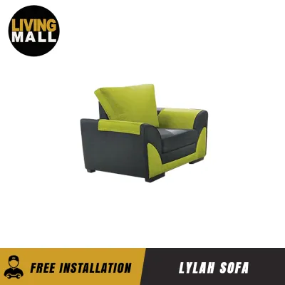 Living Mall Lylah Series Sofa Set 1/2/3 Seater L-Shaped with Chaise Set in 4 Colours