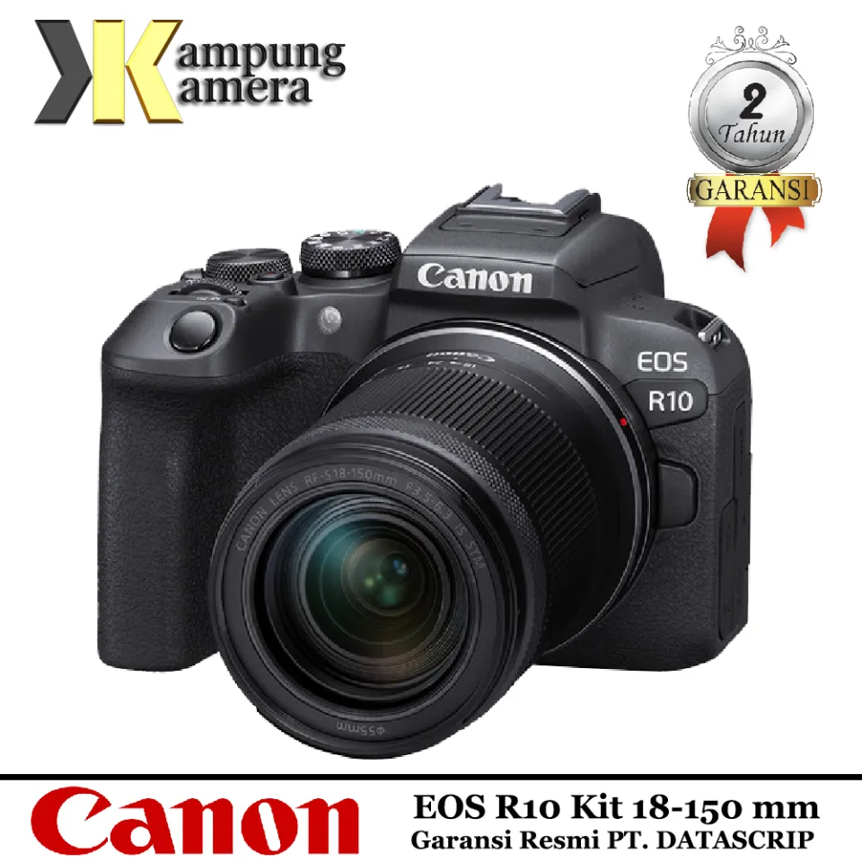 Canon EOS R10 Mirrorless Camera Kit 18-150mm STM Lens Garansi Resmi