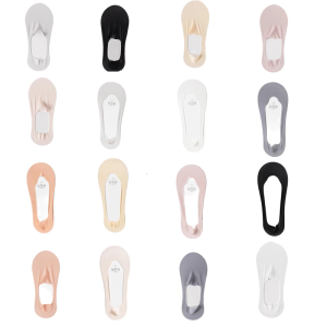 5 Pairs Women's Anti-Slip Low-Cut Invisible Socks: Ultra-Thin Ice Silk No-Show Design