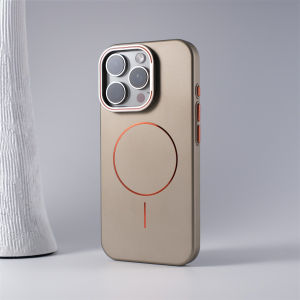Matte for Magsafe Case for iPhone 16 17 Pro Max Air Flip Lens Protect Stand Holder Bracket Cover for iPhone 13 14 15 Pro Max